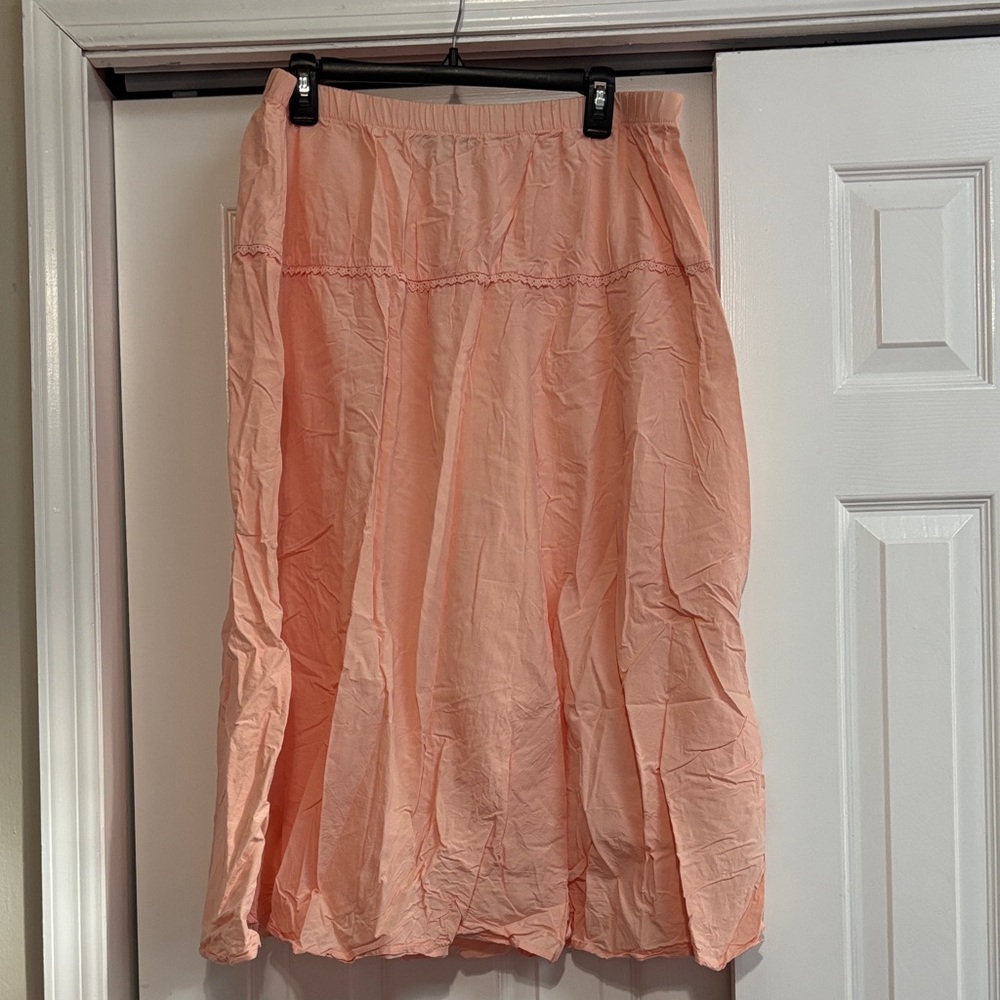 Celebrity Pink Peach A-Line Skirt